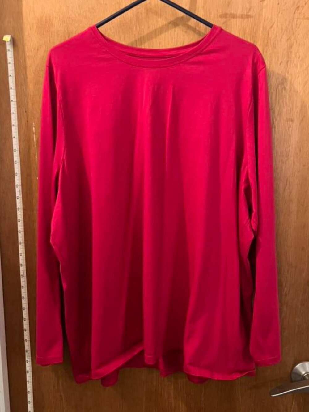 🐻Size 3X(24/26W) - Lands' End - Pinkish Red Long Sleeve Knit Pullover
